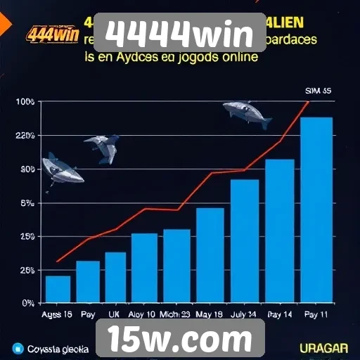 Estatísticas de crescimento de jogadores em 4444win